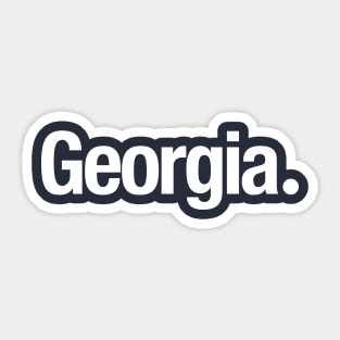 Georgia. Sticker